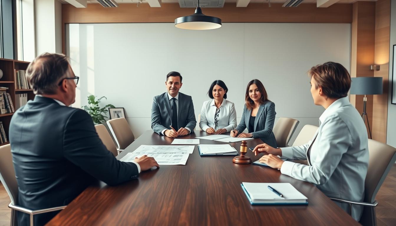 Business agreement signing